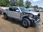 2017 Toyota Tacoma Double Cab Silver vin: 5TFCZ5AN2HX073898