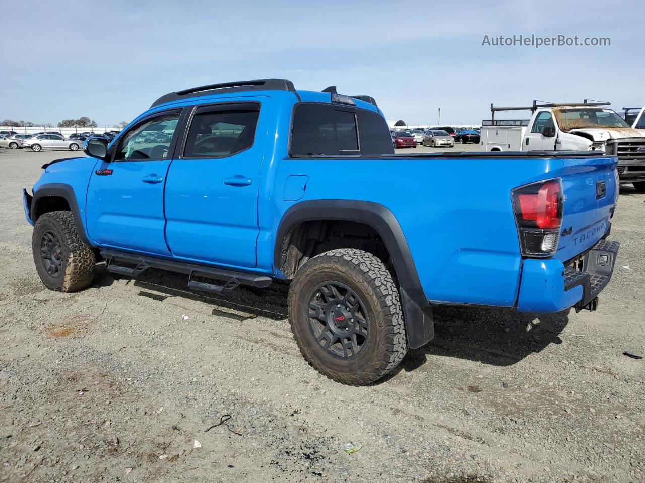 2019 Toyota Tacoma Double Cab Blue vin: 5TFCZ5AN2KX185897