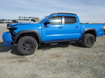 2019 Toyota Tacoma Double Cab Blue vin: 5TFCZ5AN2KX185897