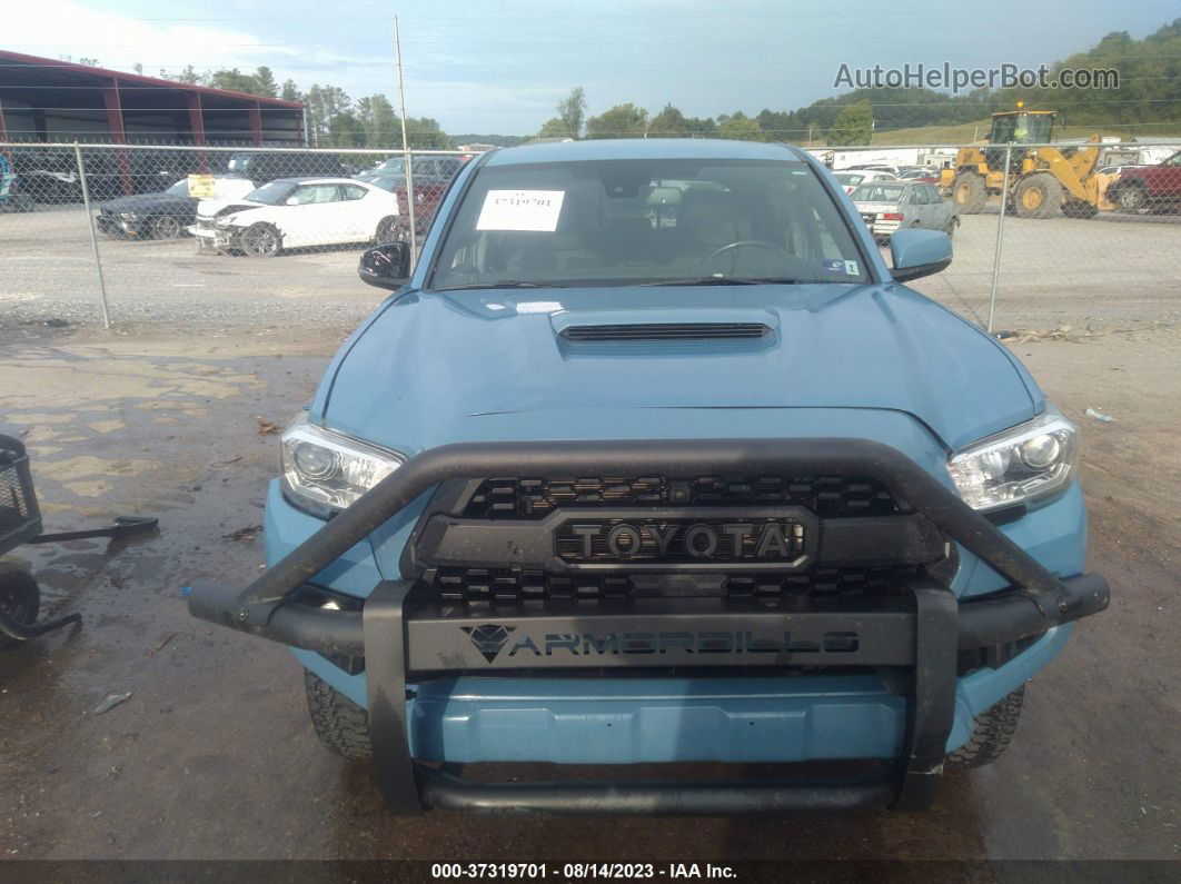 2019 Toyota Tacoma Trd Sport Blue vin: 5TFCZ5AN2KX199735