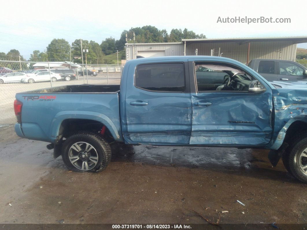 2019 Toyota Tacoma Trd Sport Синий vin: 5TFCZ5AN2KX199735