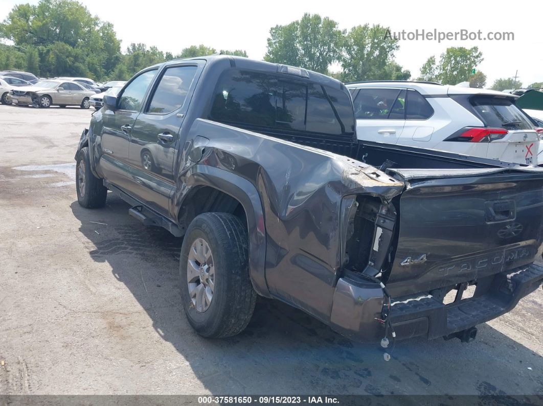 2019 Toyota Tacoma 4wd Sr/sr5/trd Sport Gray vin: 5TFCZ5AN2KX207803