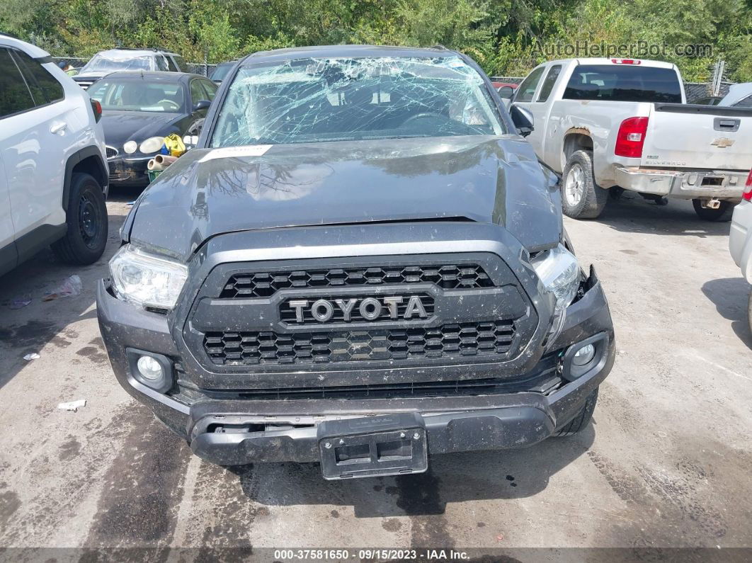 2019 Toyota Tacoma 4wd Sr/sr5/trd Sport Gray vin: 5TFCZ5AN2KX207803