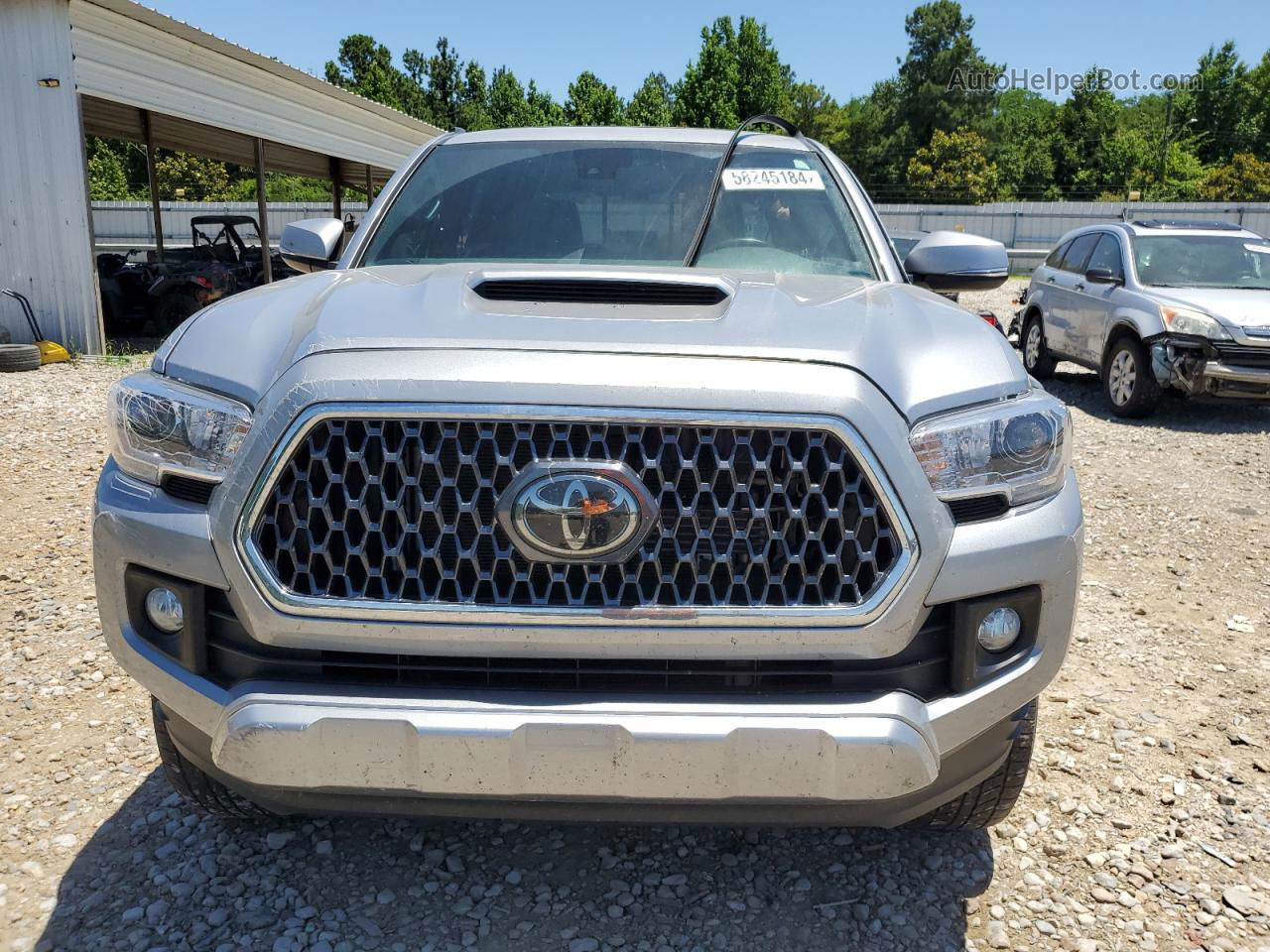 2019 Toyota Tacoma Double Cab Silver vin: 5TFCZ5AN2KX210409