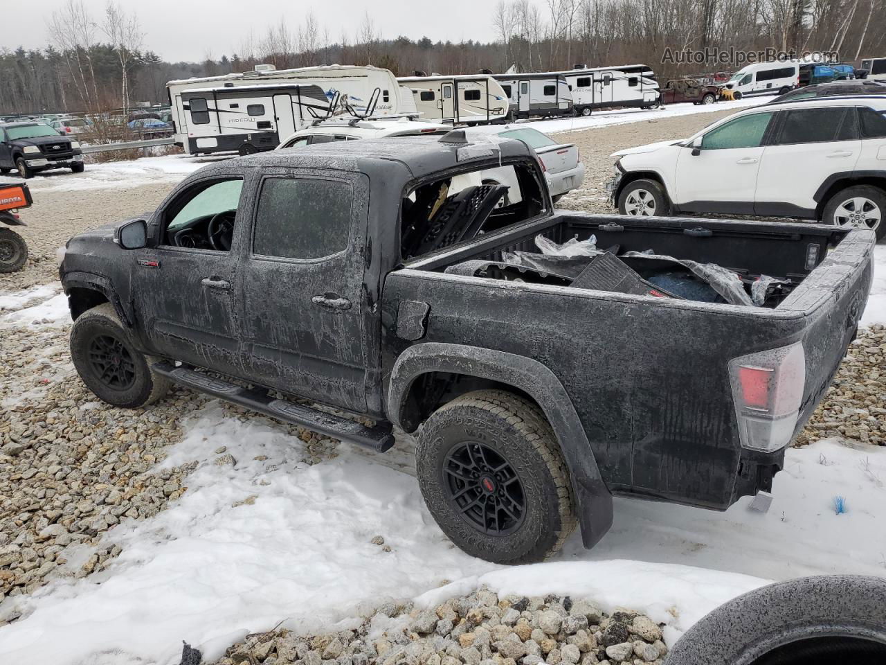 2020 Toyota Tacoma Double Cab Black vin: 5TFCZ5AN2LX228040