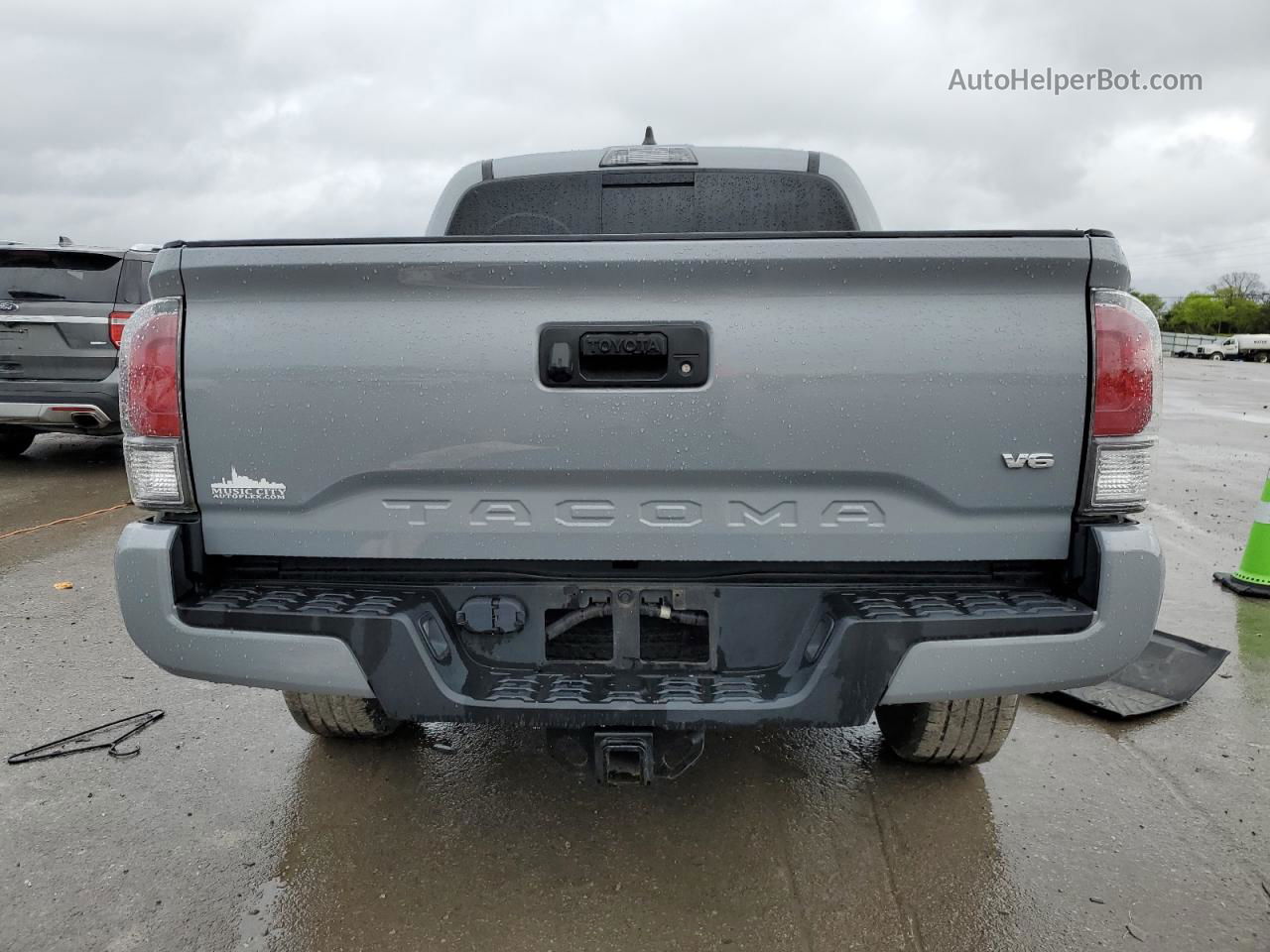 2020 Toyota Tacoma Double Cab Gray vin: 5TFCZ5AN2LX231066