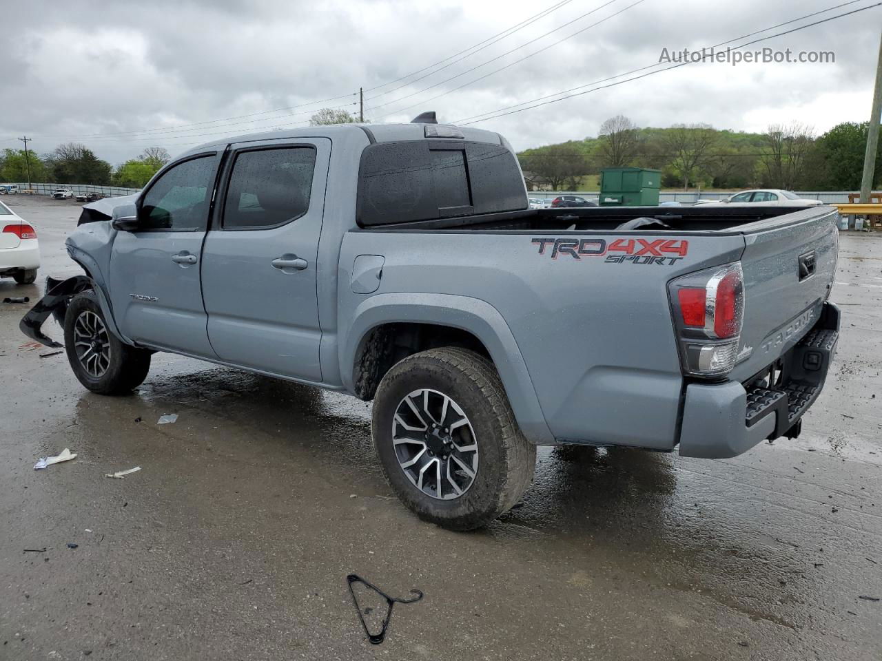 2020 Toyota Tacoma Double Cab Gray vin: 5TFCZ5AN2LX231066