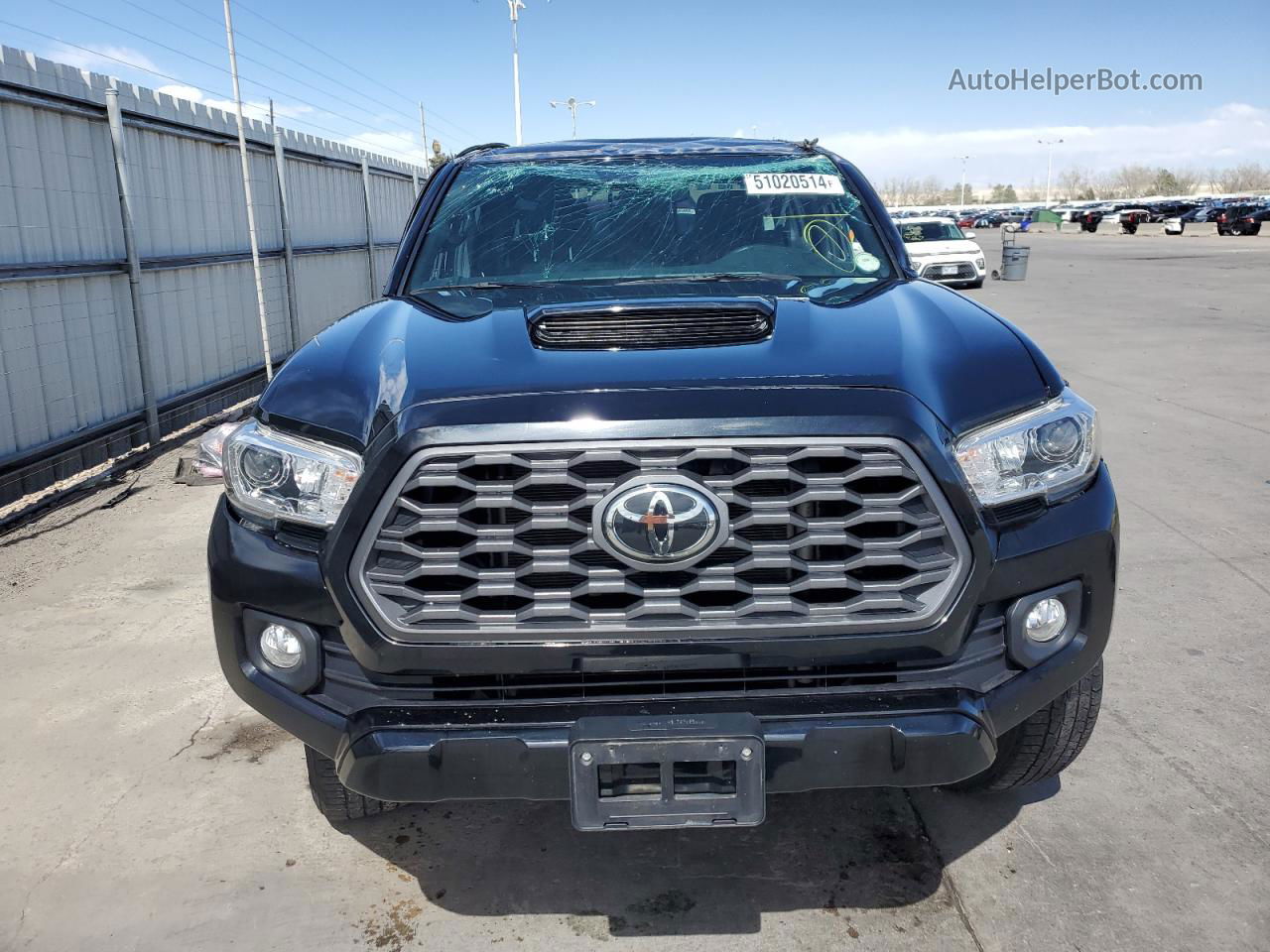 2020 Toyota Tacoma Double Cab Blue vin: 5TFCZ5AN2LX239944