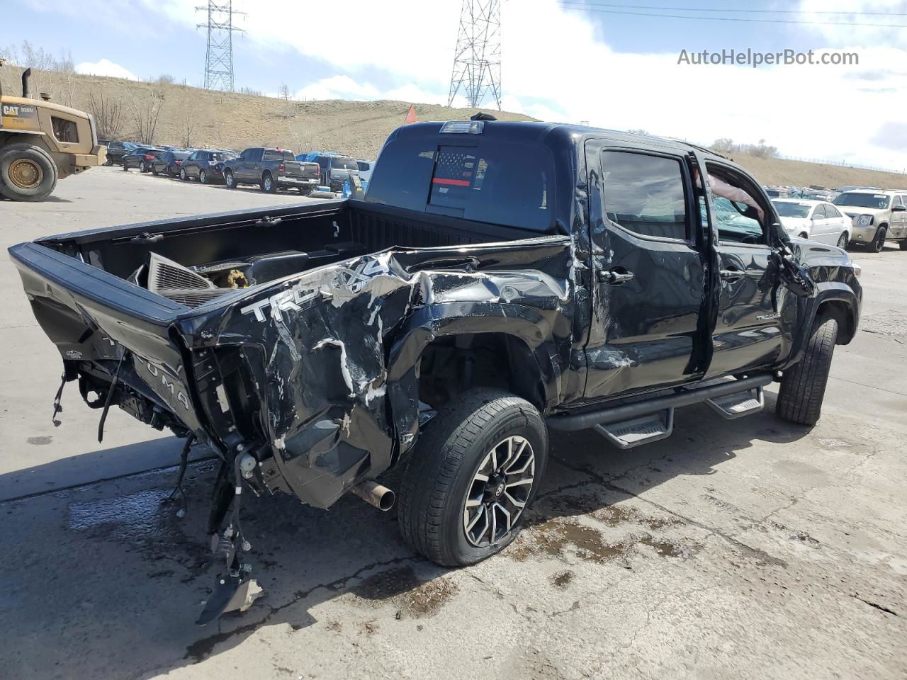 2020 Toyota Tacoma Double Cab Blue vin: 5TFCZ5AN2LX239944