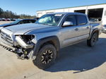 2017 Toyota Tacoma Double Cab Silver vin: 5TFCZ5AN3HX060383