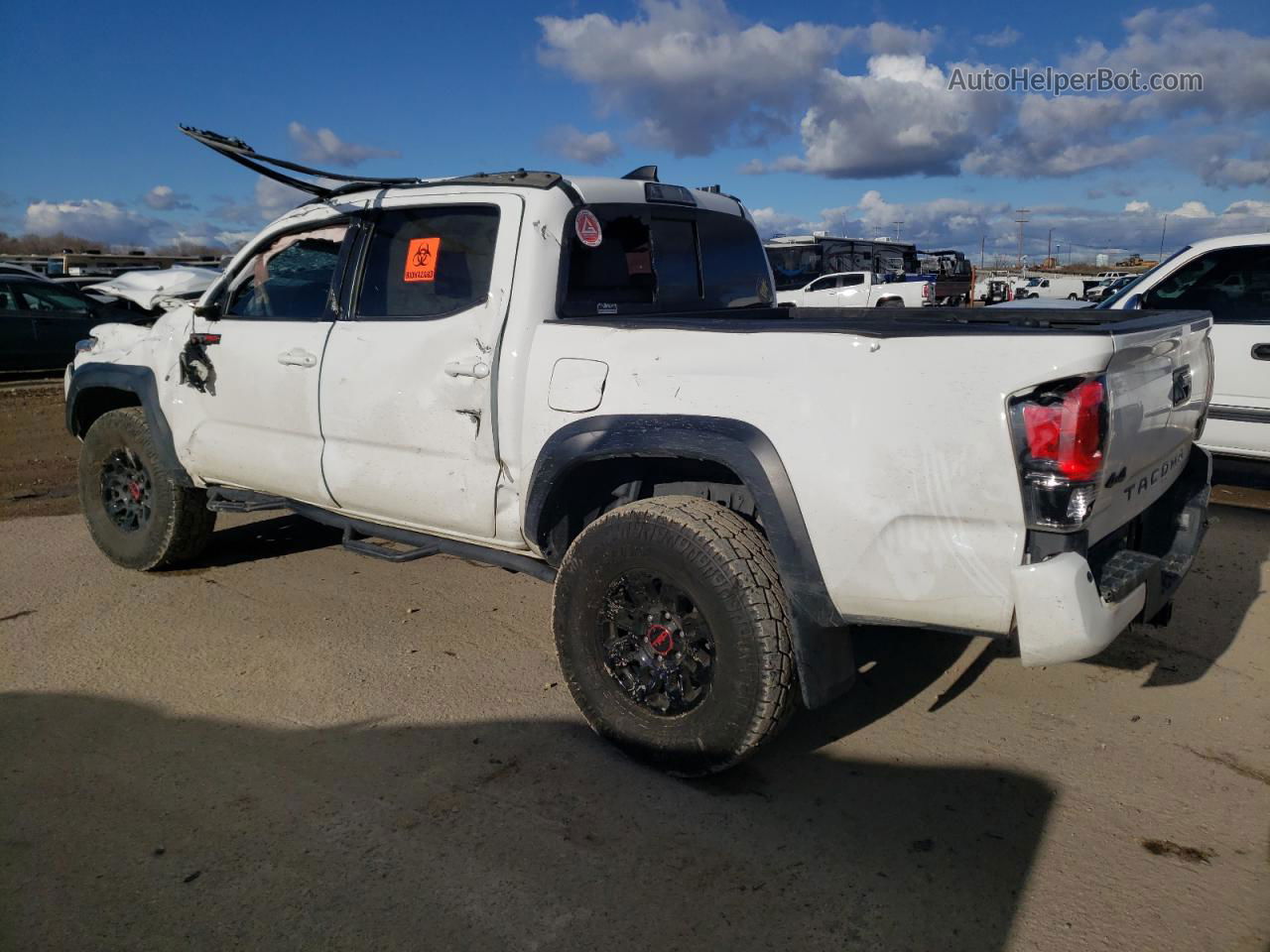 2019 Toyota Tacoma Double Cab White vin: 5TFCZ5AN3KX194866