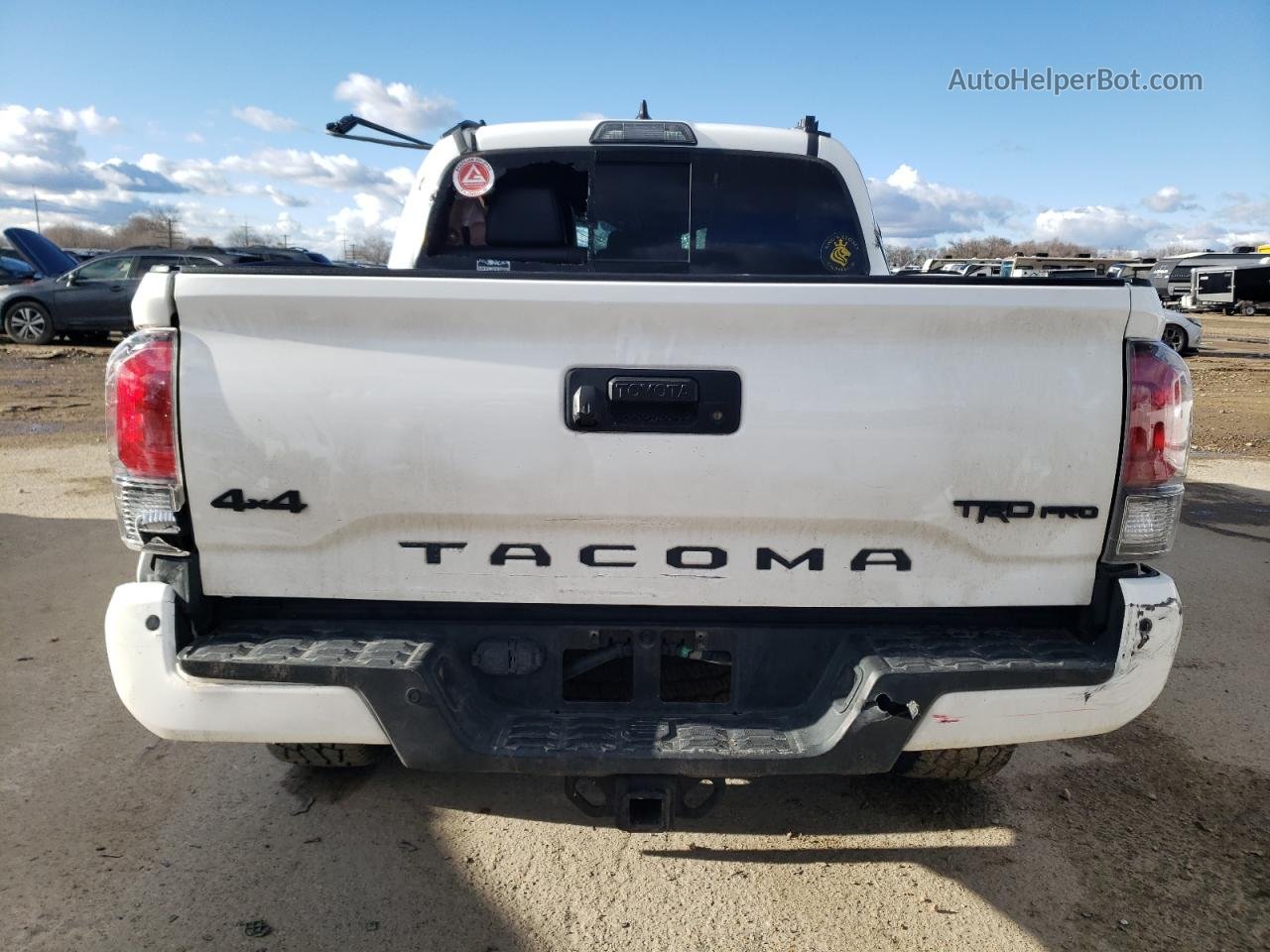 2019 Toyota Tacoma Double Cab White vin: 5TFCZ5AN3KX194866