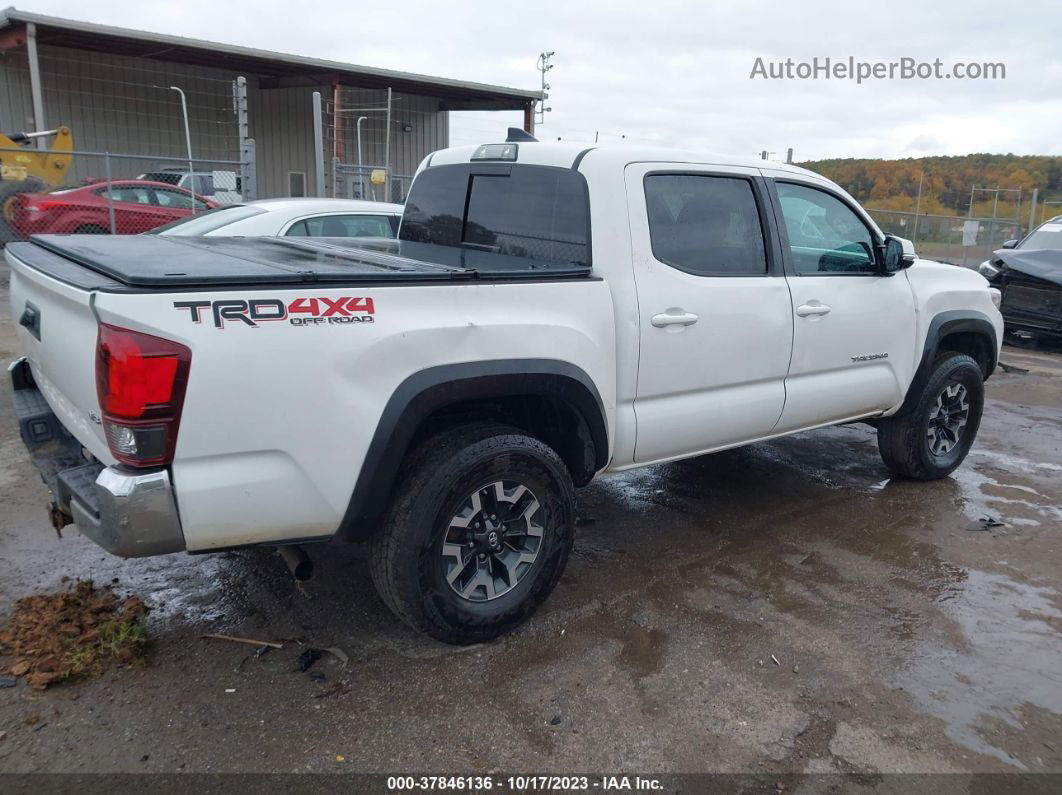 2019 Toyota Tacoma 4wd Sr/sr5/trd Sport White vin: 5TFCZ5AN3KX202139