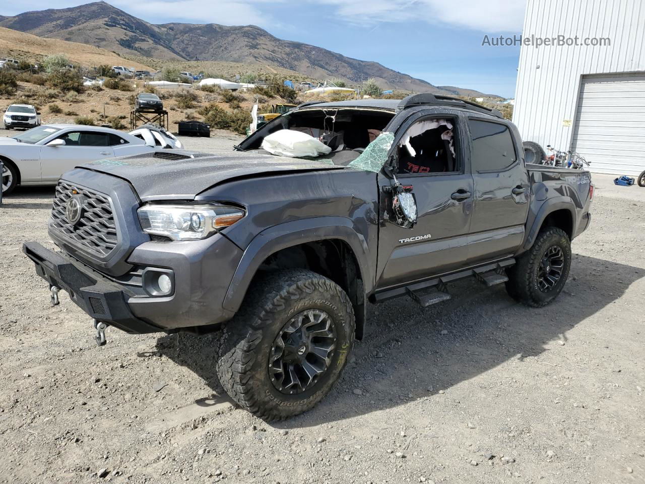 2020 Toyota Tacoma Double Cab Charcoal vin: 5TFCZ5AN3LX223218