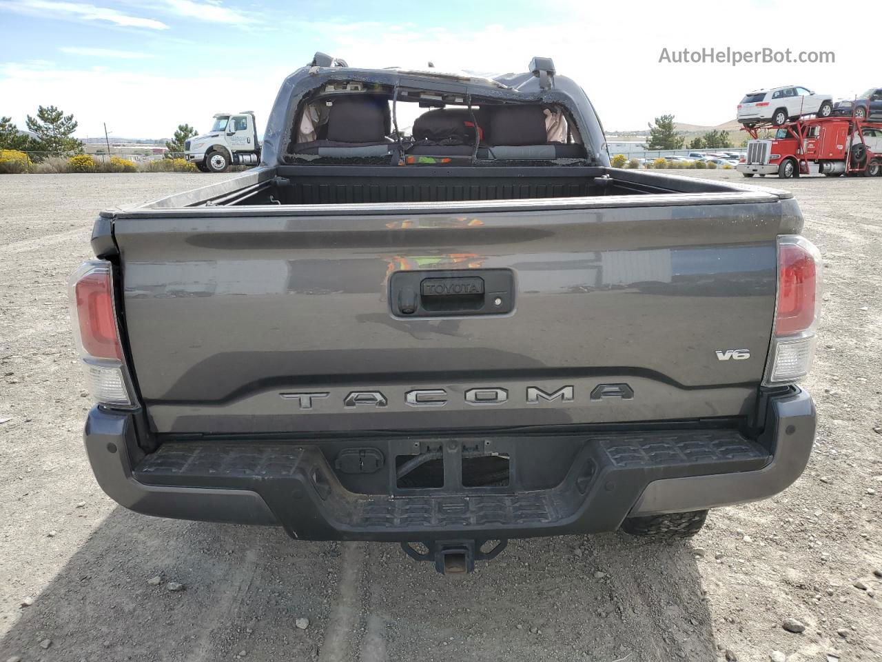 2020 Toyota Tacoma Double Cab Charcoal vin: 5TFCZ5AN3LX223218