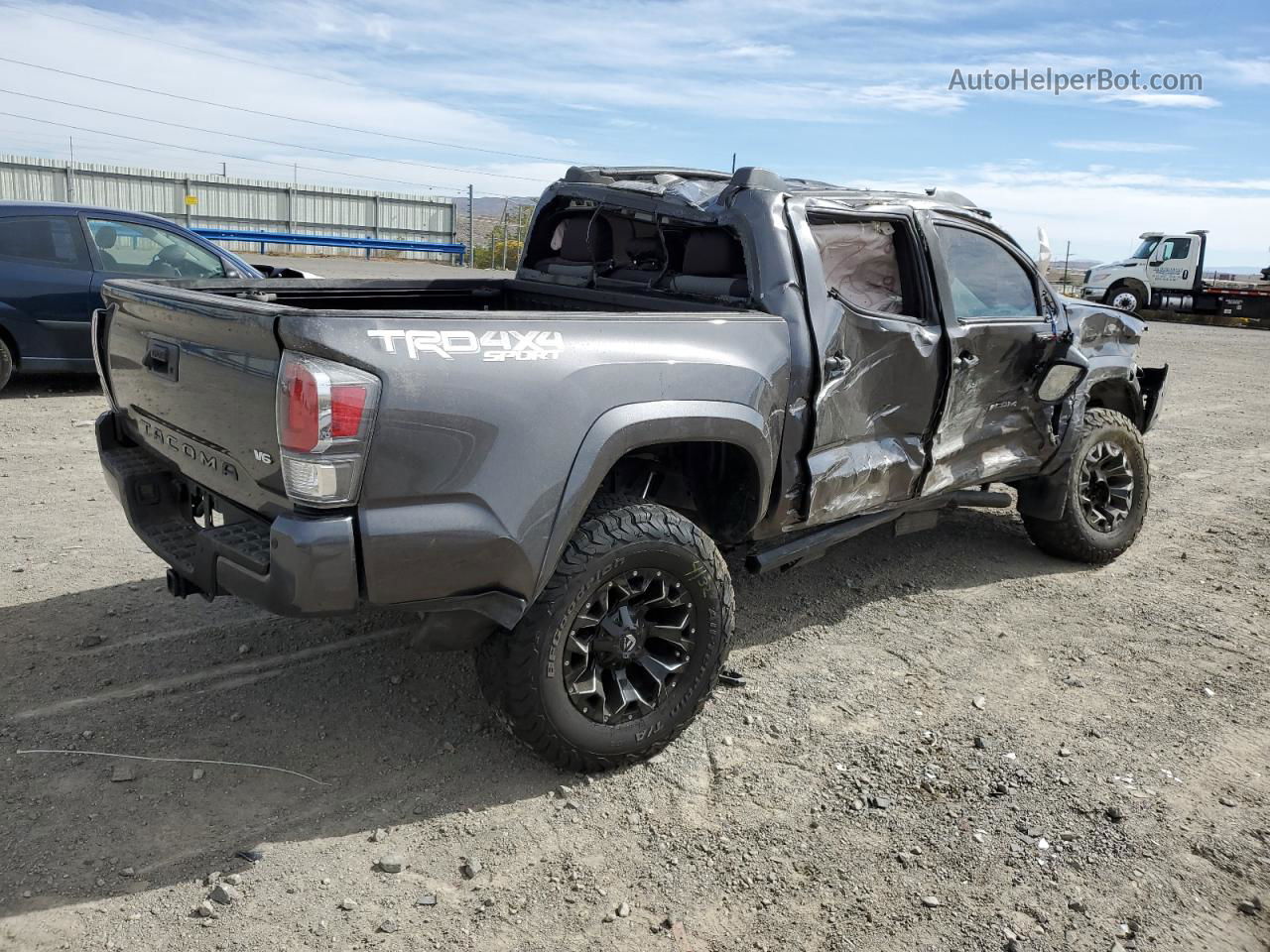 2020 Toyota Tacoma Double Cab Charcoal vin: 5TFCZ5AN3LX223218