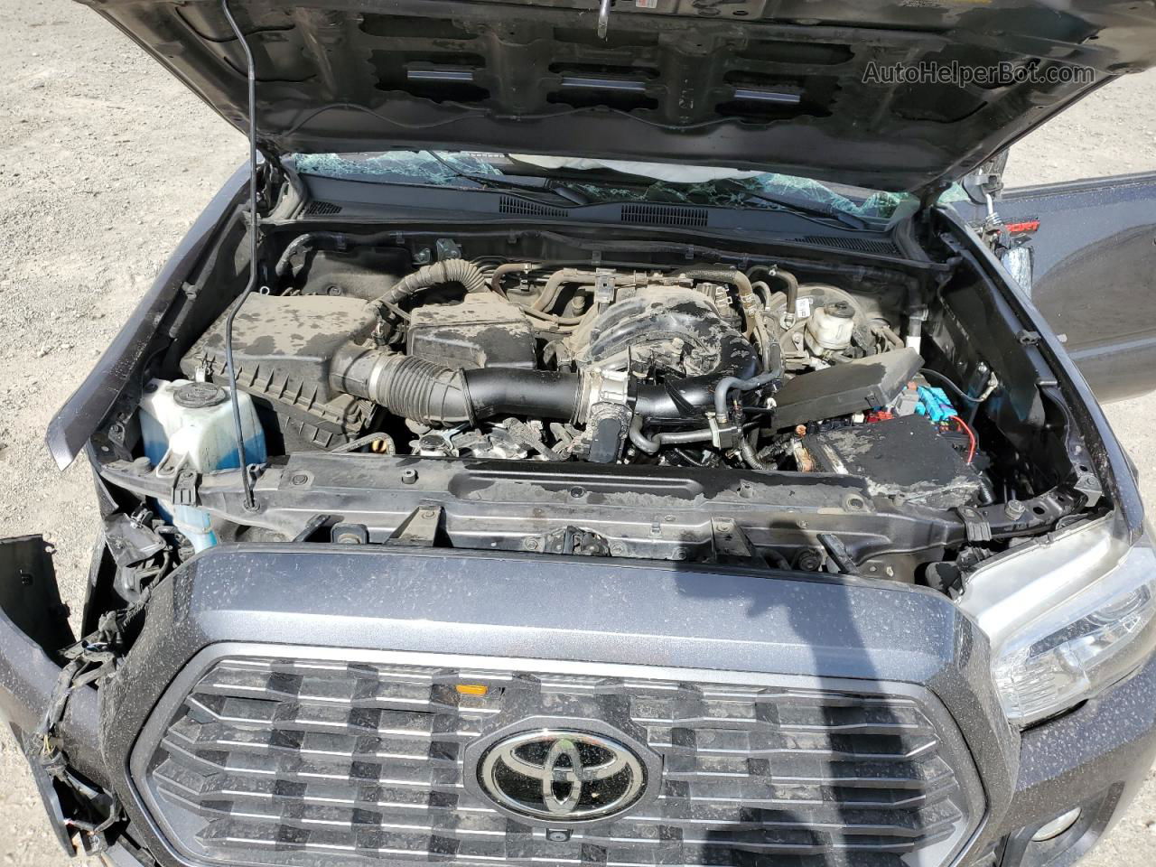 2020 Toyota Tacoma Double Cab Charcoal vin: 5TFCZ5AN3LX223218