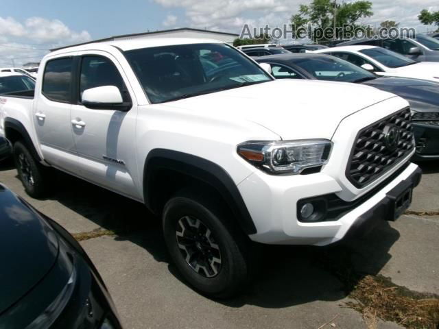 2021 Toyota Tacoma 4wd Sr/sr5/trd Sport White vin: 5TFCZ5AN3MX264997