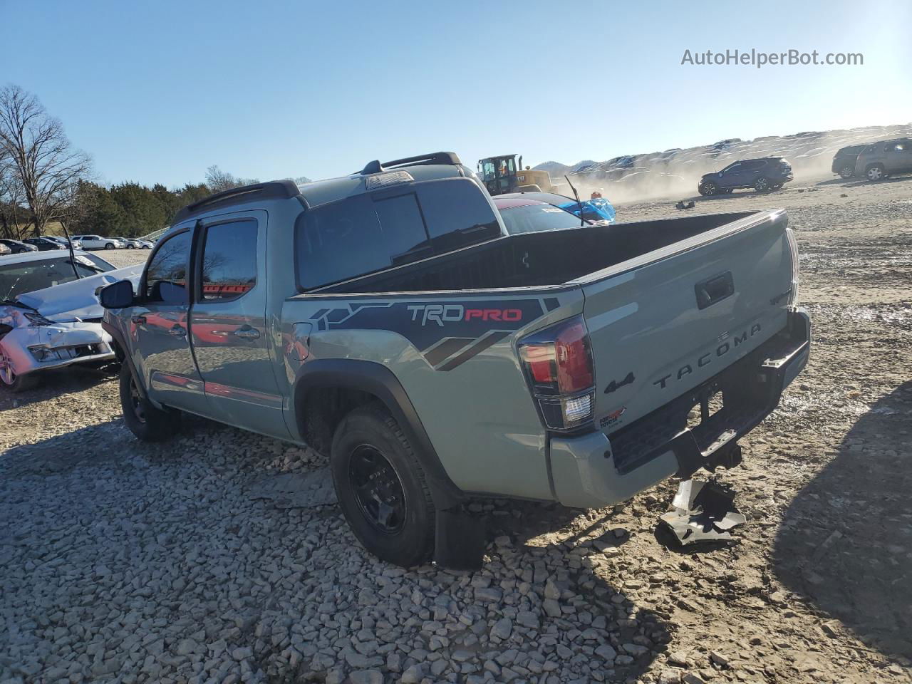 2021 Toyota Tacoma Double Cab Gray vin: 5TFCZ5AN3MX279788