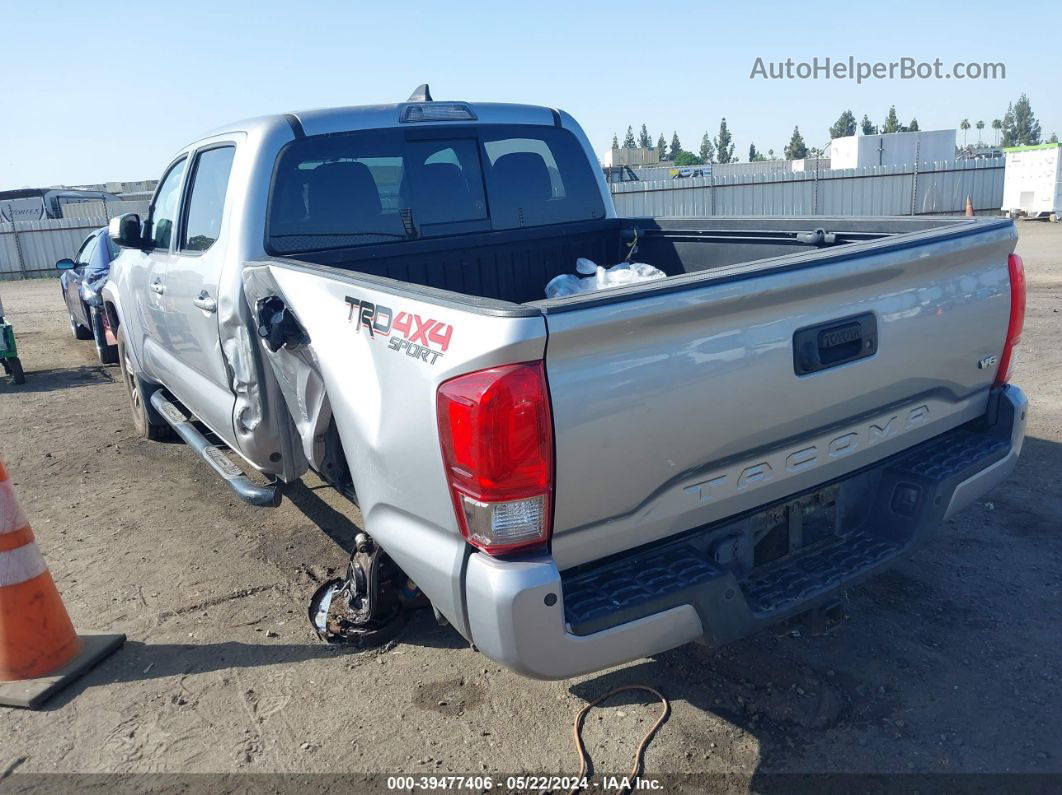 2017 Toyota Tacoma Trd Sport Silver vin: 5TFCZ5AN4HX082733