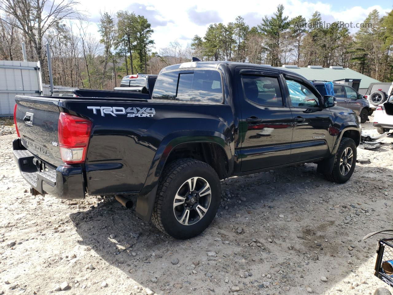 2017 Toyota Tacoma Double Cab Black vin: 5TFCZ5AN4HX115780