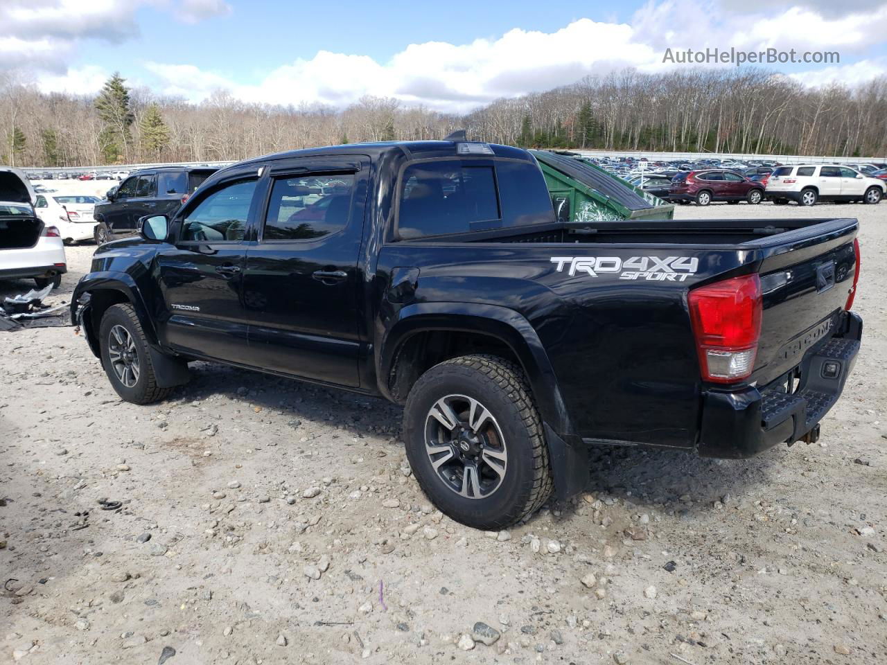 2017 Toyota Tacoma Double Cab Black vin: 5TFCZ5AN4HX115780