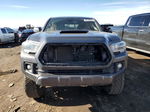 2019 Toyota Tacoma Double Cab Gray vin: 5TFCZ5AN4KX171242