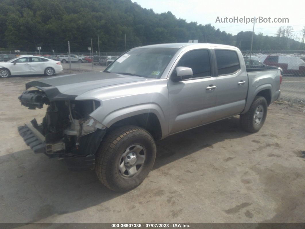 2019 Toyota Tacoma 4wd Sr/sr5/trd Sport Silver vin: 5TFCZ5AN4KX186324