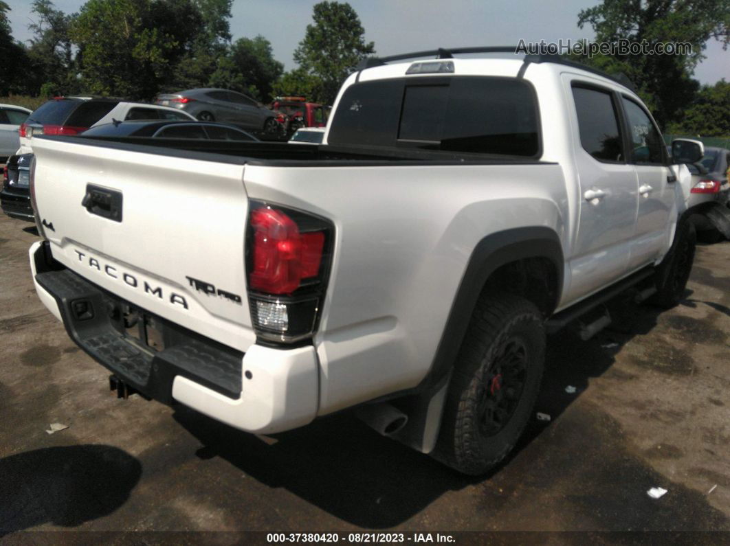 2019 Toyota Tacoma Trd Pro White vin: 5TFCZ5AN4KX191345