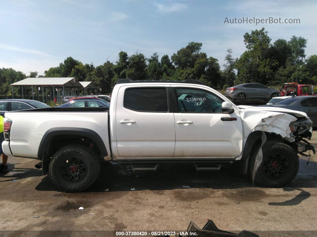 2019 Toyota Tacoma Trd Pro White vin: 5TFCZ5AN4KX191345