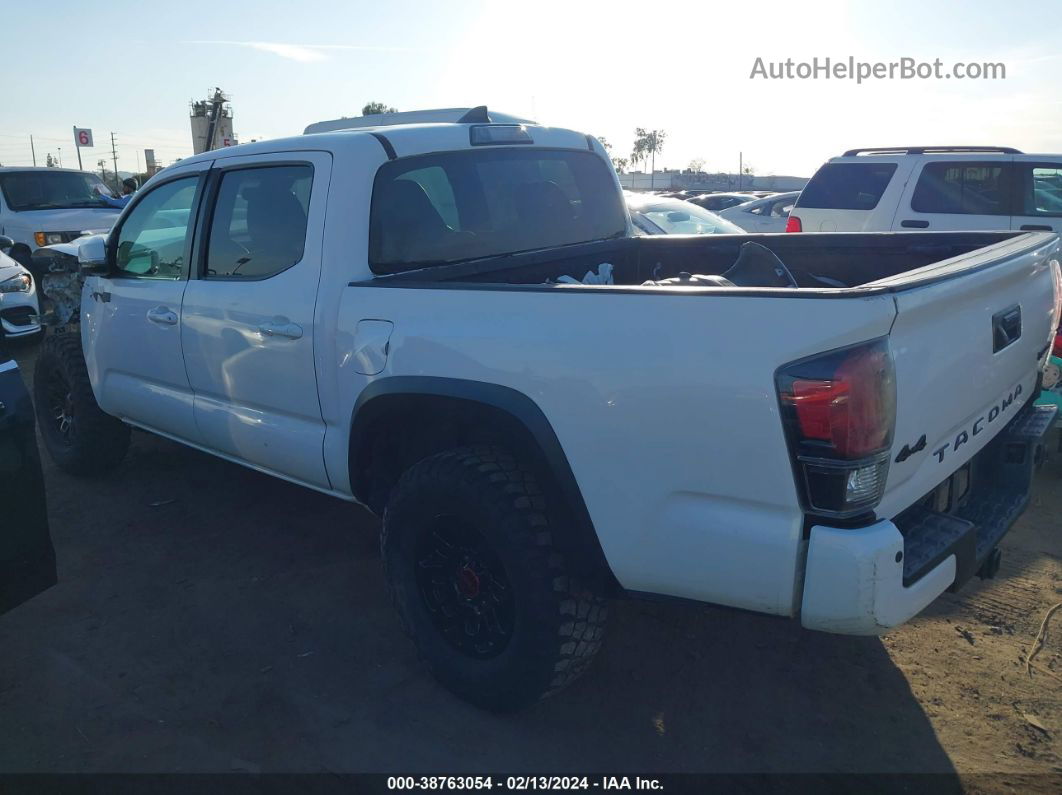 2019 Toyota Tacoma Double Cab/sr/sr5/trd Sport/trd Off Road/trd Pro White vin: 5TFCZ5AN4KX204479