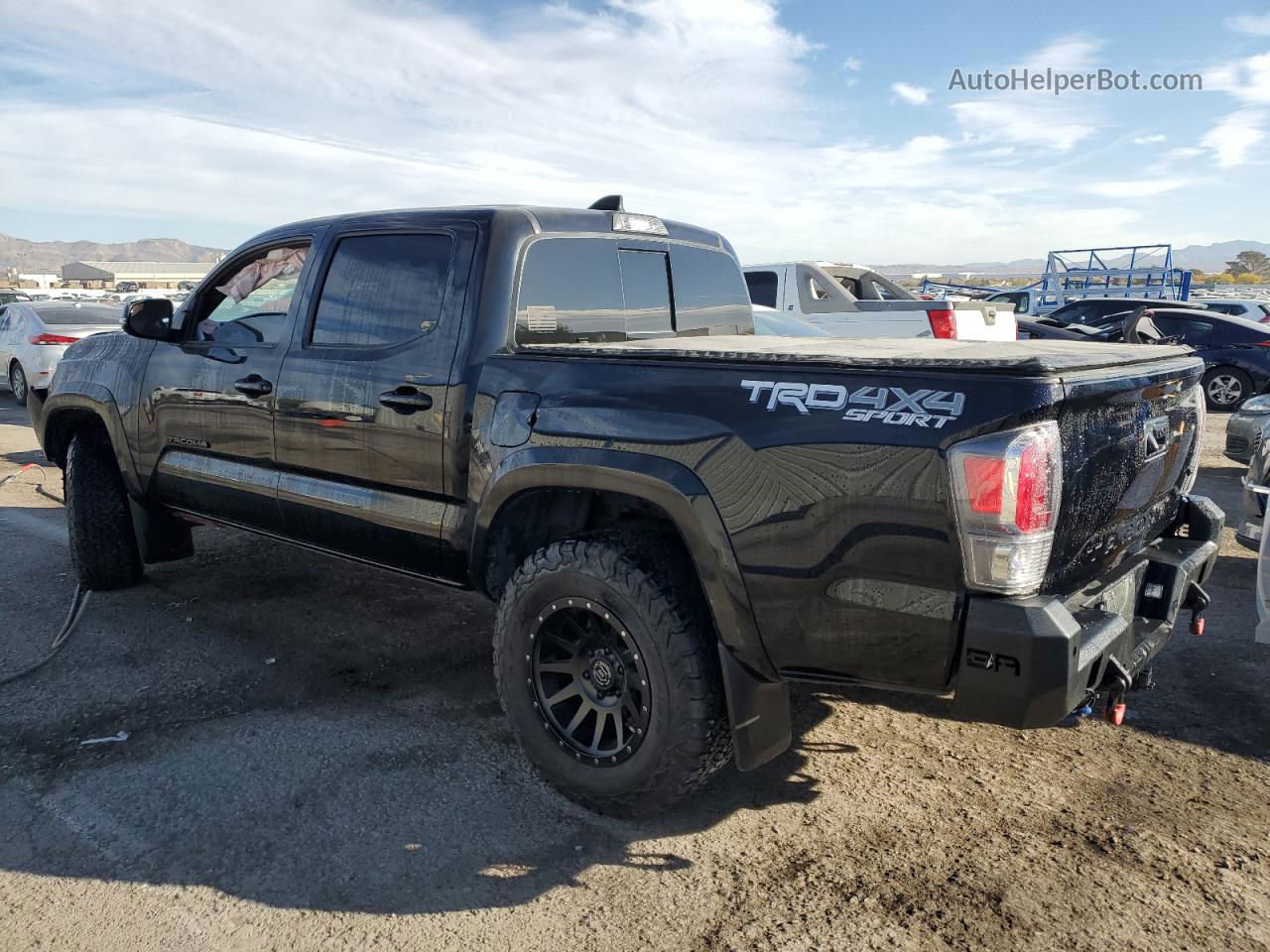 2020 Toyota Tacoma Double Cab Black vin: 5TFCZ5AN4LX220327