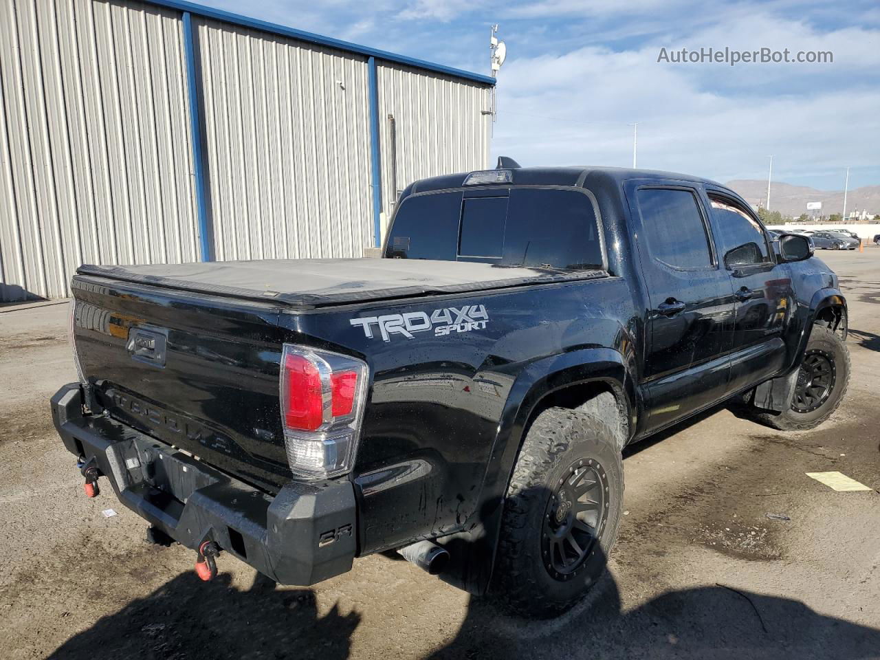 2020 Toyota Tacoma Double Cab Black vin: 5TFCZ5AN4LX220327