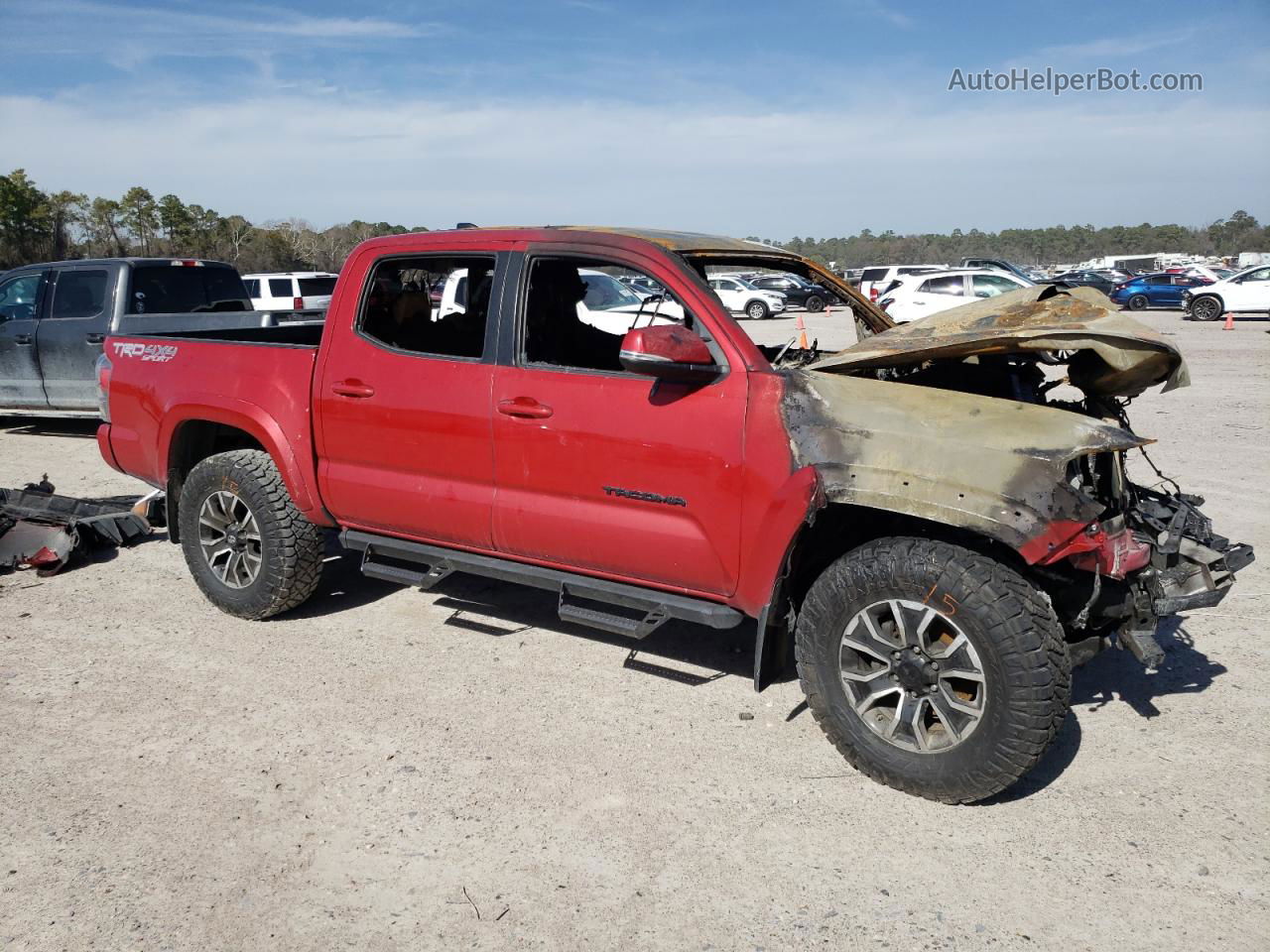 2021 Toyota Tacoma Double Cab Burn vin: 5TFCZ5AN4MX245813