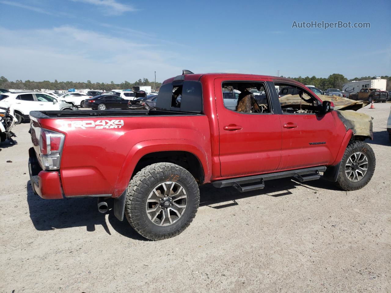 2021 Toyota Tacoma Double Cab Burn vin: 5TFCZ5AN4MX245813