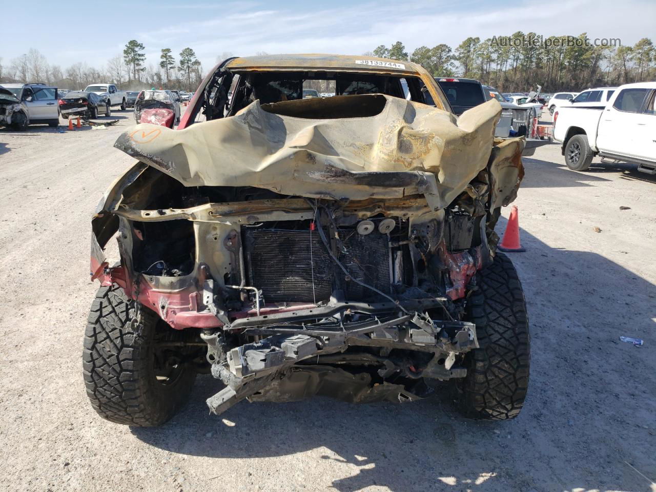 2021 Toyota Tacoma Double Cab Burn vin: 5TFCZ5AN4MX245813