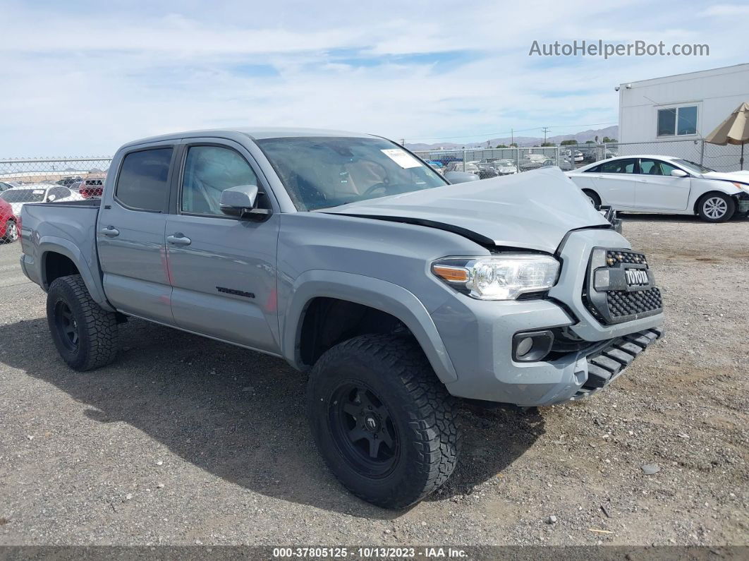 2021 Toyota Tacoma Sr5 V6 Gray vin: 5TFCZ5AN4MX254883