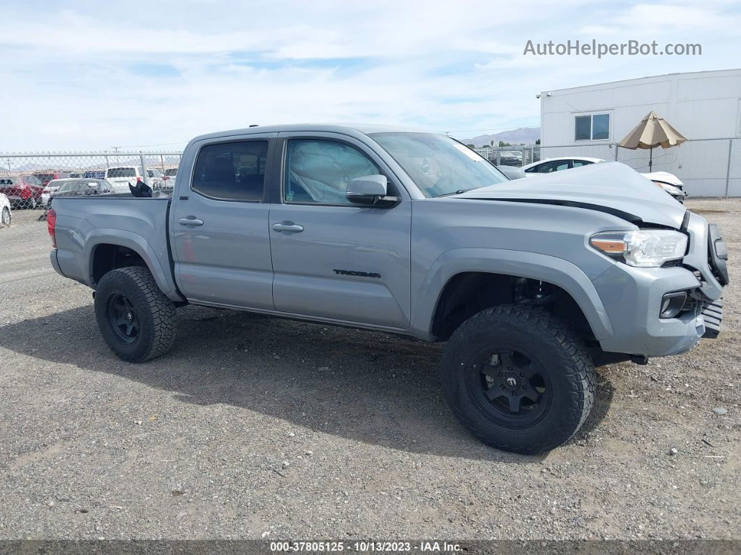 2021 Toyota Tacoma Sr5 V6 Gray vin: 5TFCZ5AN4MX254883