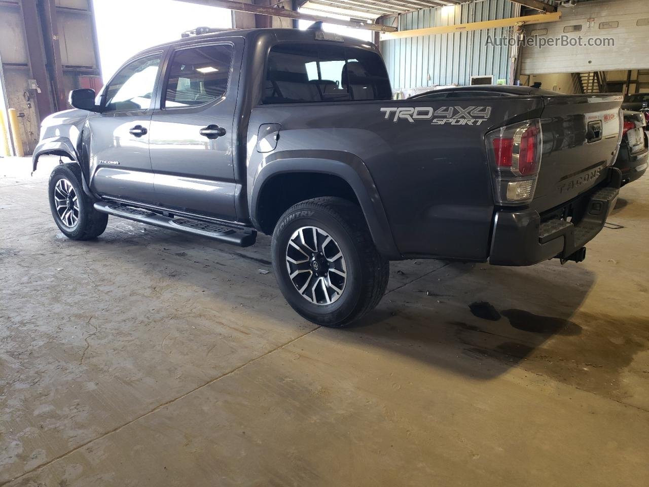 2021 Toyota Tacoma Double Cab Gray vin: 5TFCZ5AN4MX262210