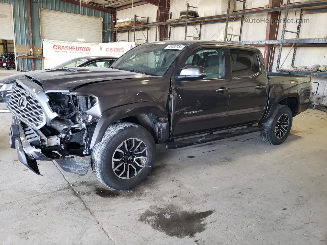 2021 Toyota Tacoma Double Cab Gray vin: 5TFCZ5AN4MX262210