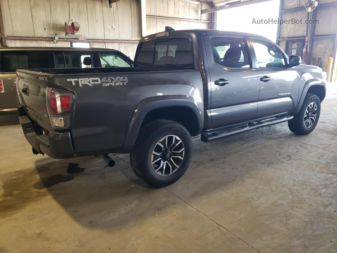 2021 Toyota Tacoma Double Cab Серый vin: 5TFCZ5AN4MX262210