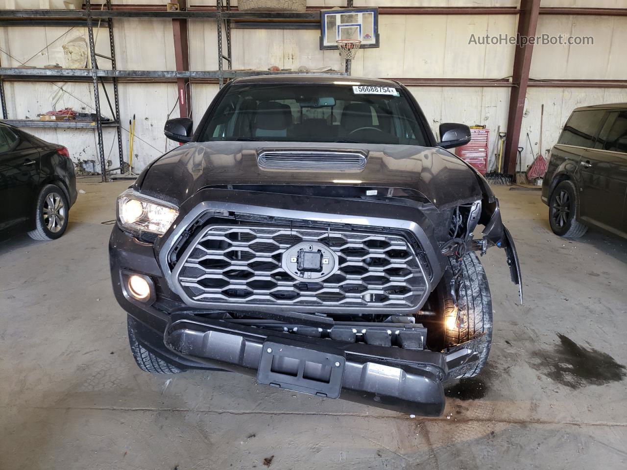 2021 Toyota Tacoma Double Cab Серый vin: 5TFCZ5AN4MX262210