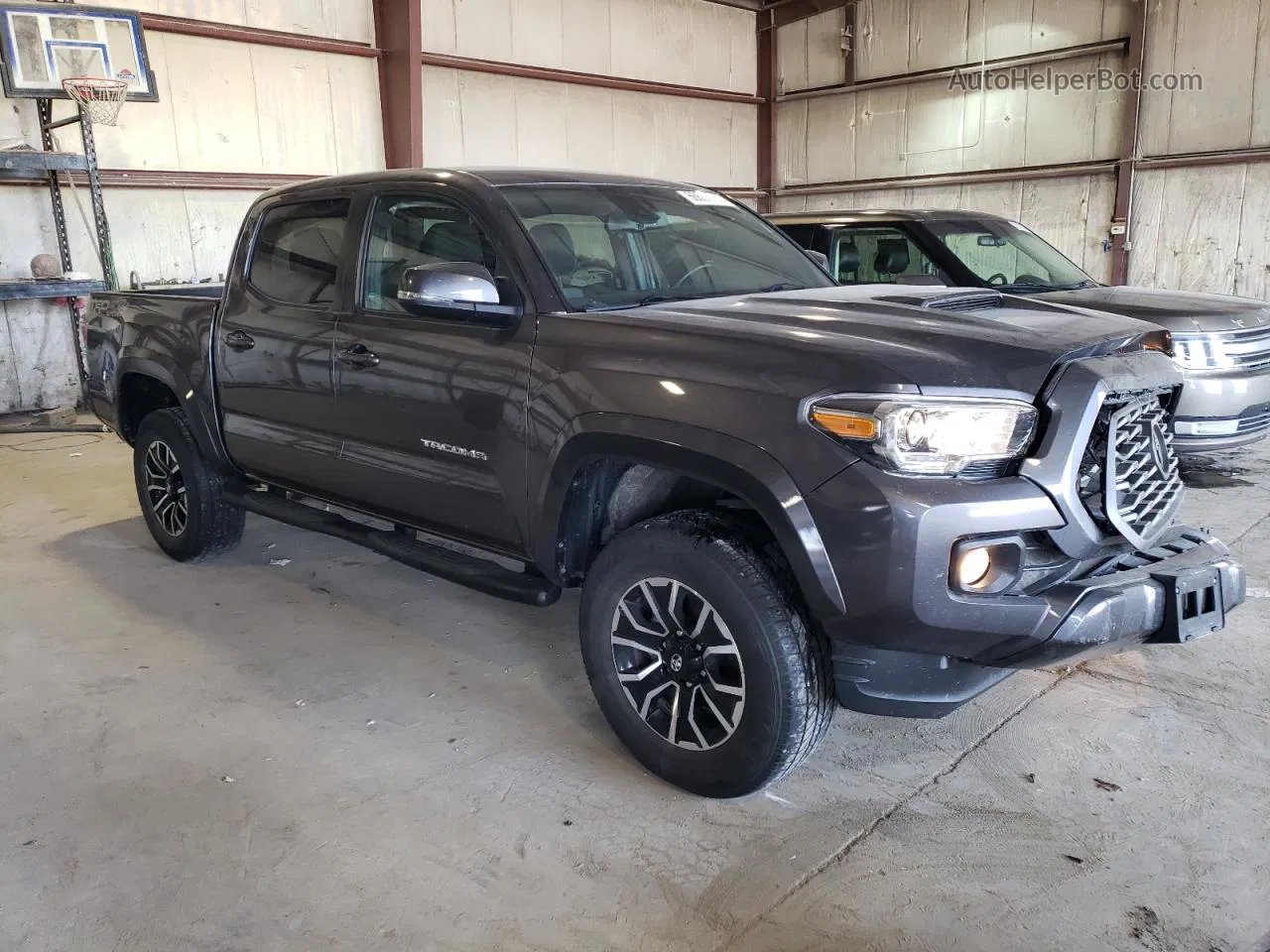 2021 Toyota Tacoma Double Cab Gray vin: 5TFCZ5AN4MX262210