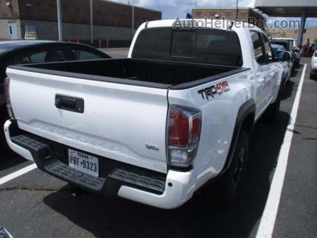 2021 Toyota Tacoma 4wd Sr/sr5/trd Sport White vin: 5TFCZ5AN4MX271814