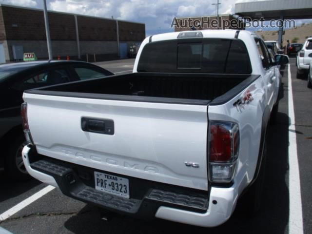 2021 Toyota Tacoma 4wd Sr/sr5/trd Sport White vin: 5TFCZ5AN4MX271814