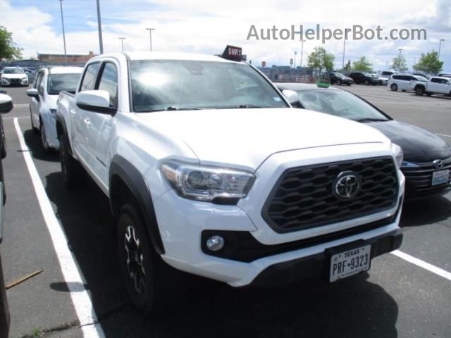 2021 Toyota Tacoma 4wd Sr/sr5/trd Sport White vin: 5TFCZ5AN4MX271814