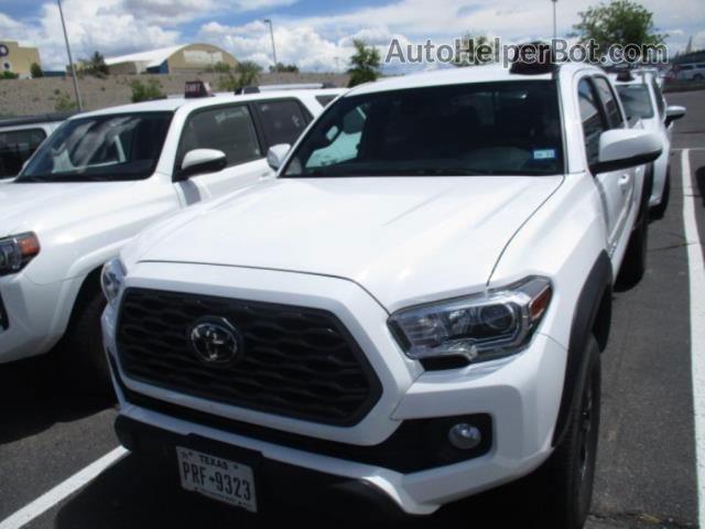 2021 Toyota Tacoma 4wd Sr/sr5/trd Sport White vin: 5TFCZ5AN4MX271814