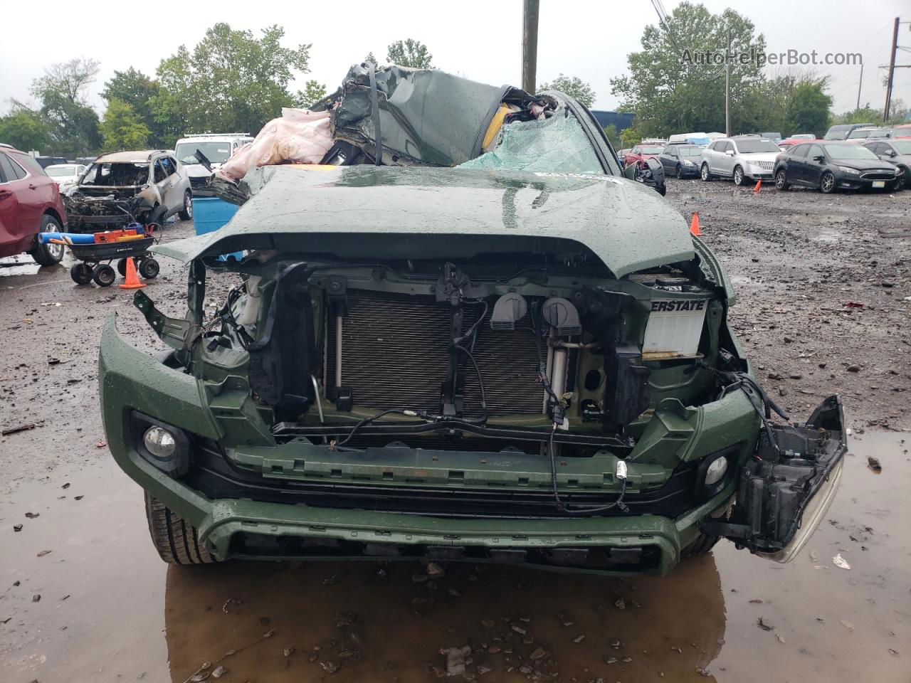 2021 Toyota Tacoma Double Cab Green vin: 5TFCZ5AN4MX275426