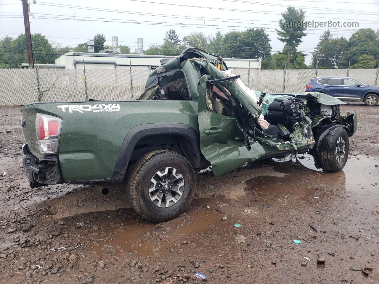 2021 Toyota Tacoma Double Cab Green vin: 5TFCZ5AN4MX275426