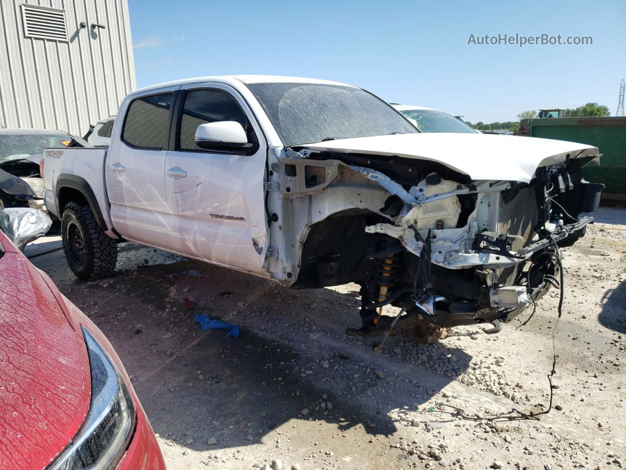 2017 Toyota Tacoma Double Cab White vin: 5TFCZ5AN5HX054536